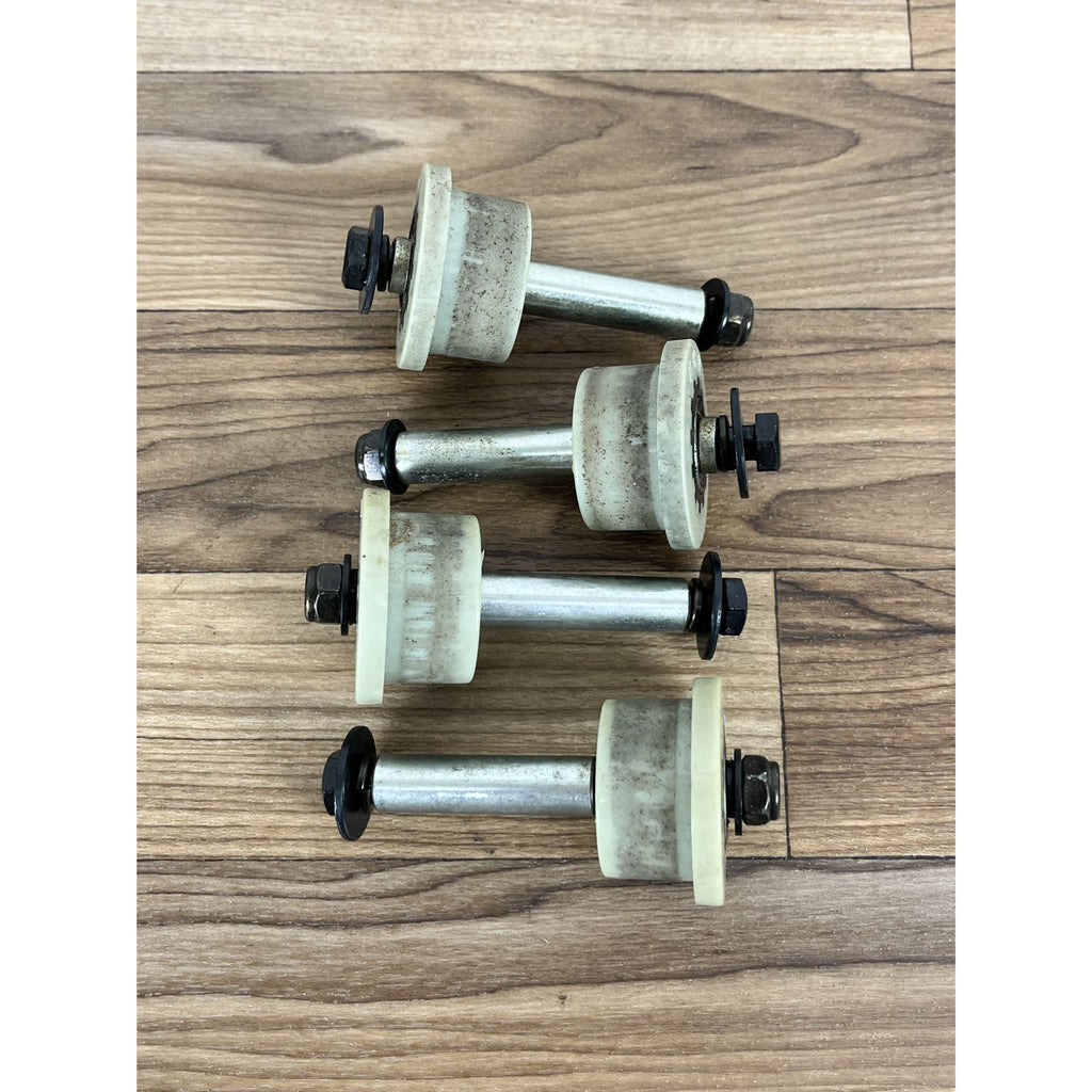 Complete Four Total Gym Roller Wheels Power platinum With All Hardware