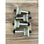 Complete Four Total Gym Roller Wheels Power platinum With All Hardware