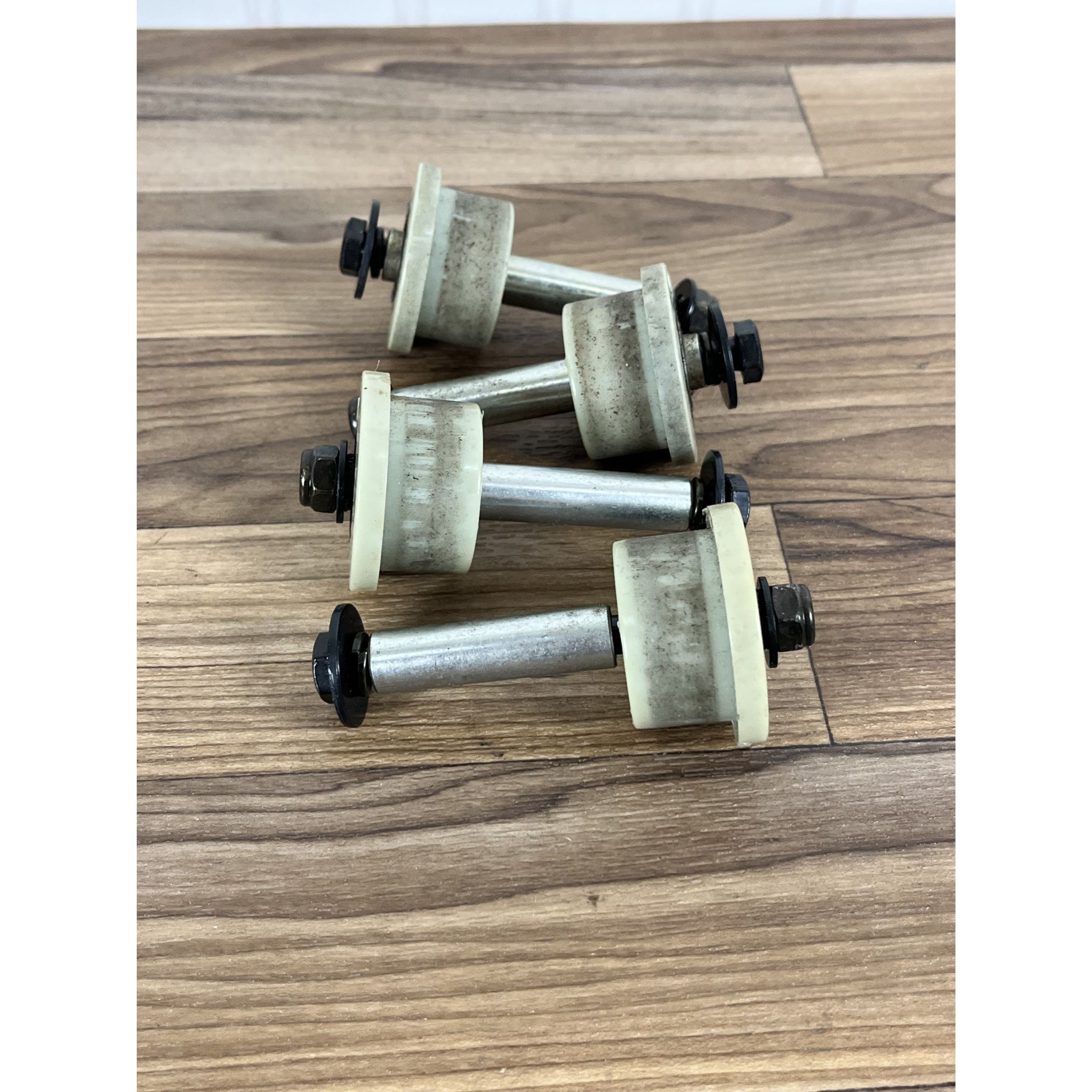 Complete Four Total Gym Roller Wheels Power platinum With All Hardware