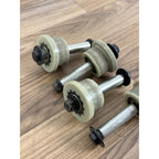 Complete Four Total Gym Roller Wheels Power platinum With All Hardware