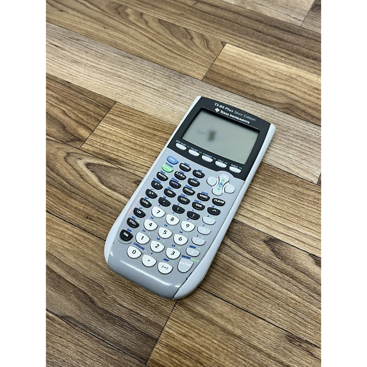 Texas Instruments TI-84 Plus Silver Graphing Calculator Tested & Working Blemish