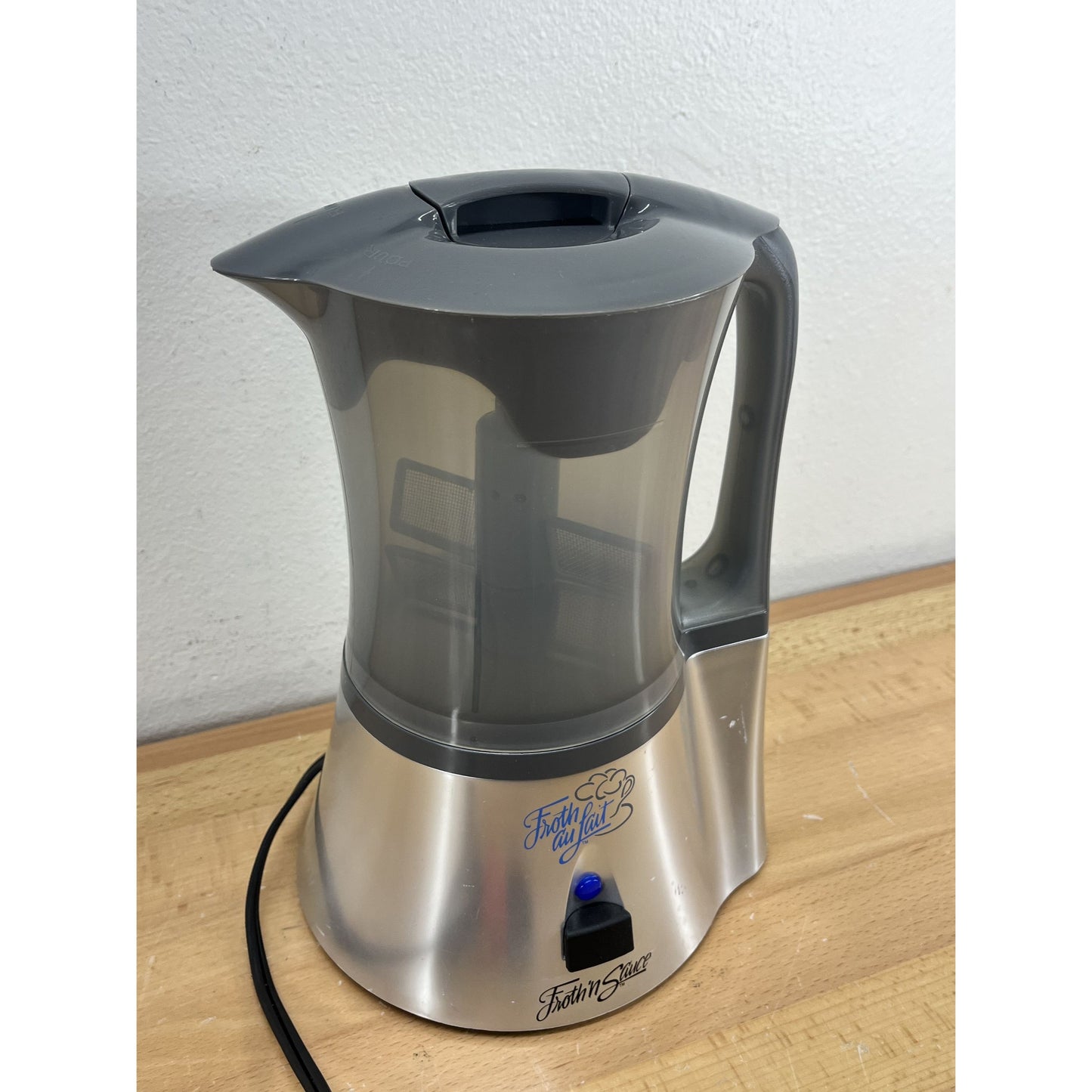 Froth Au Lait FNS-P Froth N Sauce Gourmet Milk Frother Sauce Paddle Silver