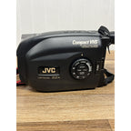 JVC GR AX230U Camcorder Bundle Charger Battery VHS Adapter Cables Case