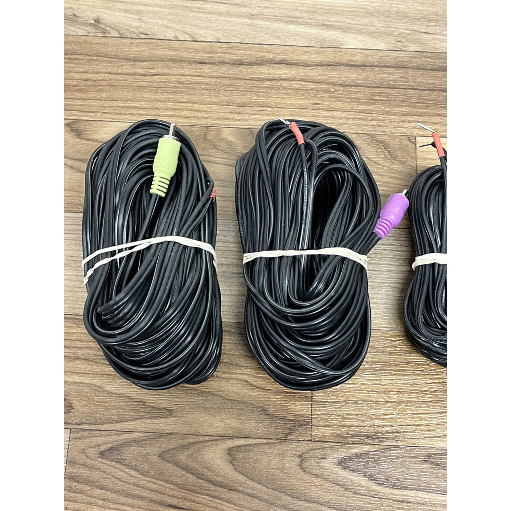 Set of 5 Speaker Cables for Bose Lifestyle / Acoustimass – RCA to Bare Wire