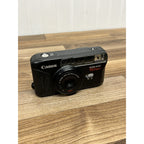 Canon Sure Shot TeleMax Date 35mm Point & Shoot Film Camera Tested Working