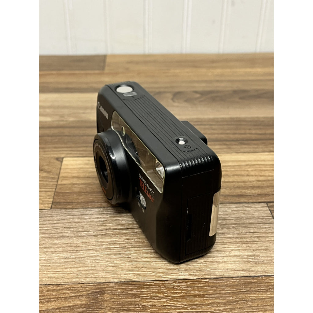 Canon Sure Shot TeleMax Date 35mm Point & Shoot Film Camera Tested Working