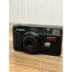 Canon Sure Shot TeleMax Date 35mm Point & Shoot Film Camera Tested Working