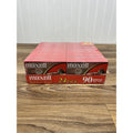 20 Maxell UR 90 Minute Blank Audio Cassette Tapes Normal Bias NEW SEALED! Lot