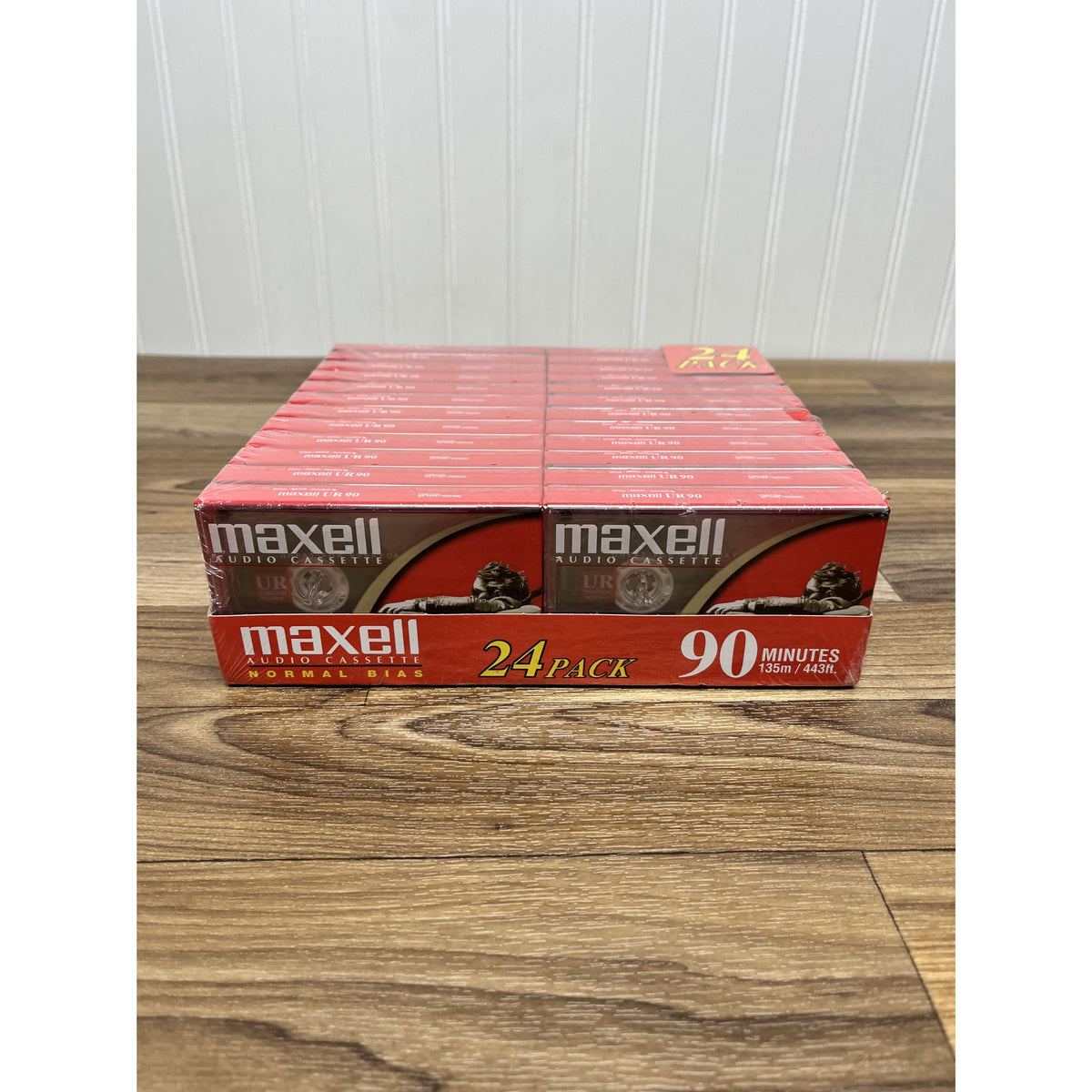 20 Maxell UR 90 Minute Blank Audio Cassette Tapes Normal Bias NEW SEALED! Lot