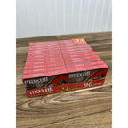 20 Maxell UR 90 Minute Blank Audio Cassette Tapes Normal Bias NEW SEALED! Lot