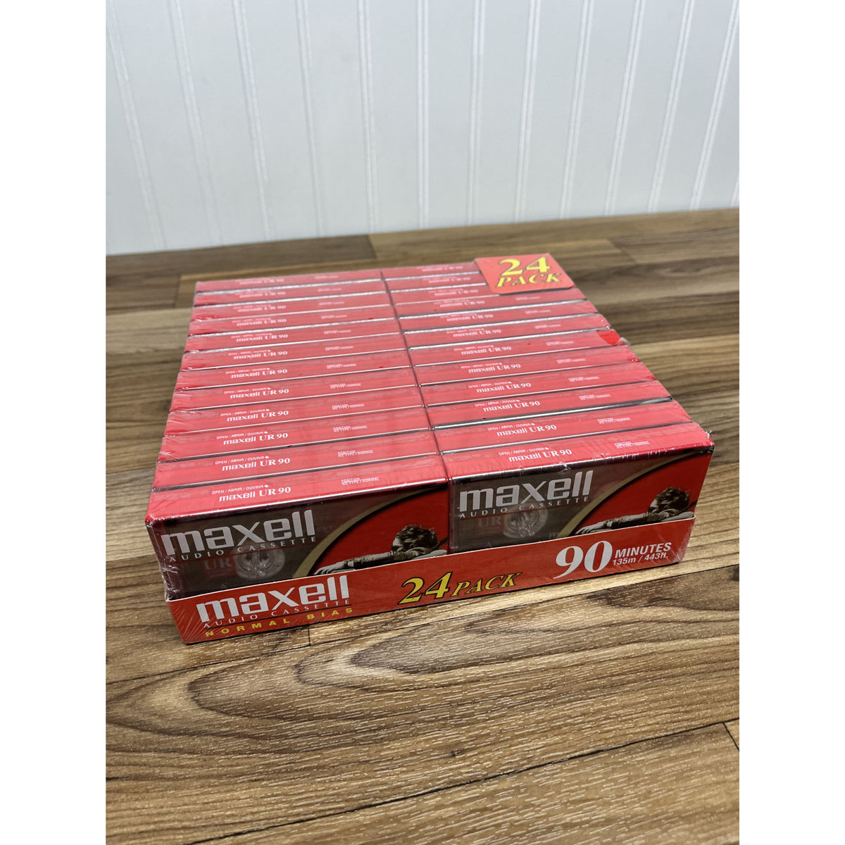 20 Maxell UR 90 Minute Blank Audio Cassette Tapes Normal Bias NEW SEALED! Lot