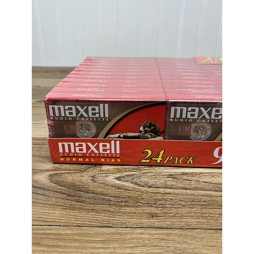 20 Maxell UR 90 Minute Blank Audio Cassette Tapes Normal Bias NEW SEALED! Lot