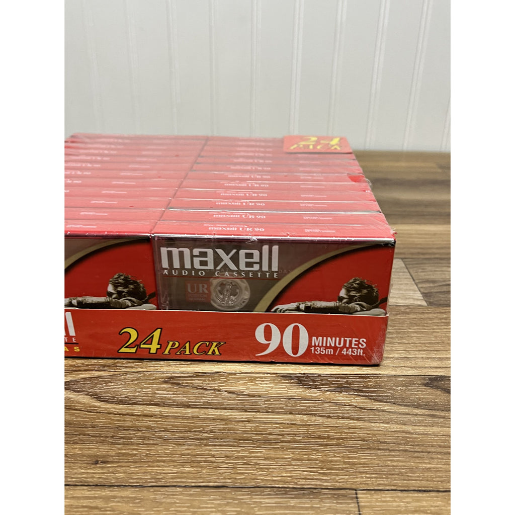 20 Maxell UR 90 Minute Blank Audio Cassette Tapes Normal Bias NEW SEALED! Lot