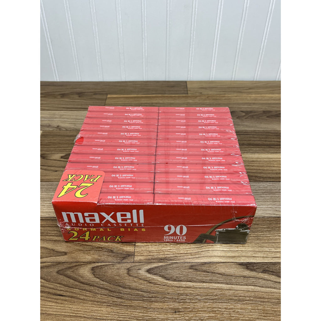 20 Maxell UR 90 Minute Blank Audio Cassette Tapes Normal Bias NEW SEALED! Lot