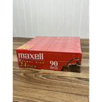 20 Maxell UR 90 Minute Blank Audio Cassette Tapes Normal Bias NEW SEALED! Lot