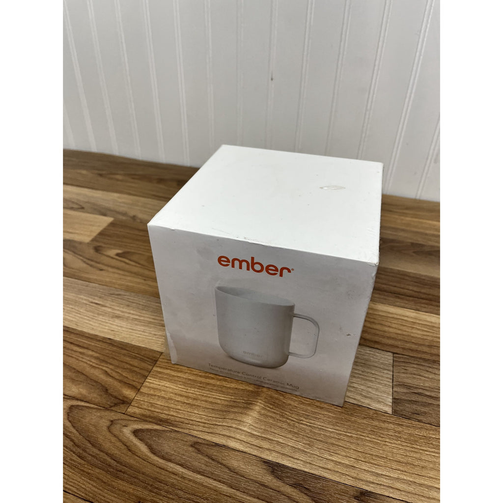 Ember Smart Mug 10oz White Heated Coffee Cup Temperature Control New Sealed