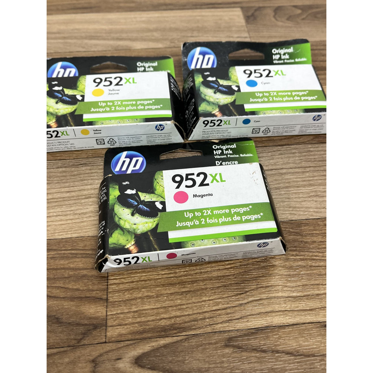 3PK Genuine HP 952XL High Yield Color Inks Cartridges OfficeJet 8210 8720 8730