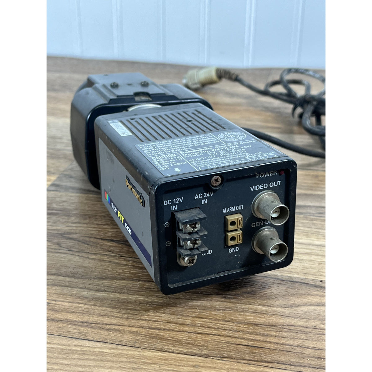 Panasonic Color CCTV Camera WV-CL834 1-2” fit with Lens and Cable