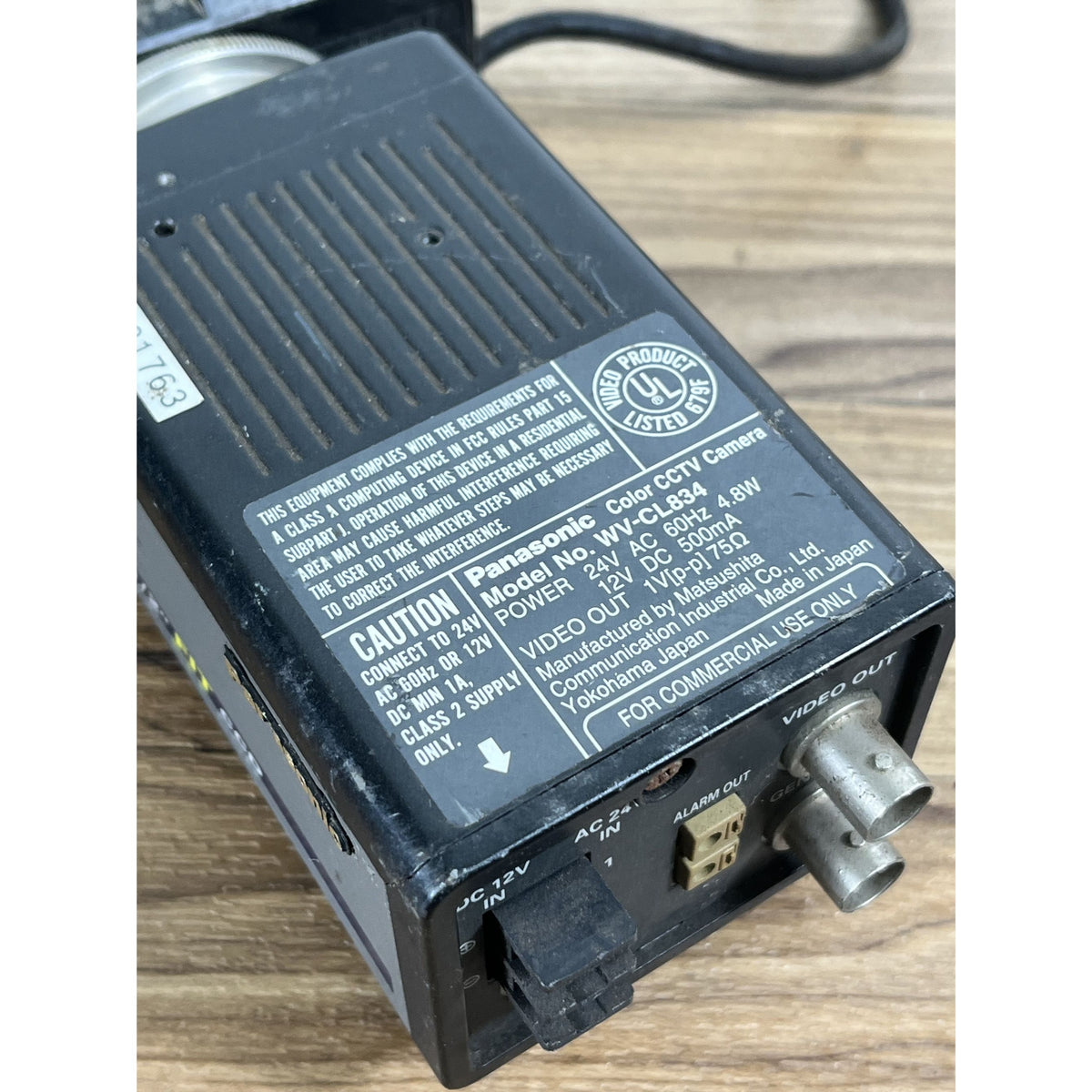 Panasonic Color CCTV Camera WV-CL834 1-2” fit with Lens and Cable