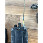 LOT OF 2 VERTEX Walkie Talkies With One Base PARTS UNTESTED