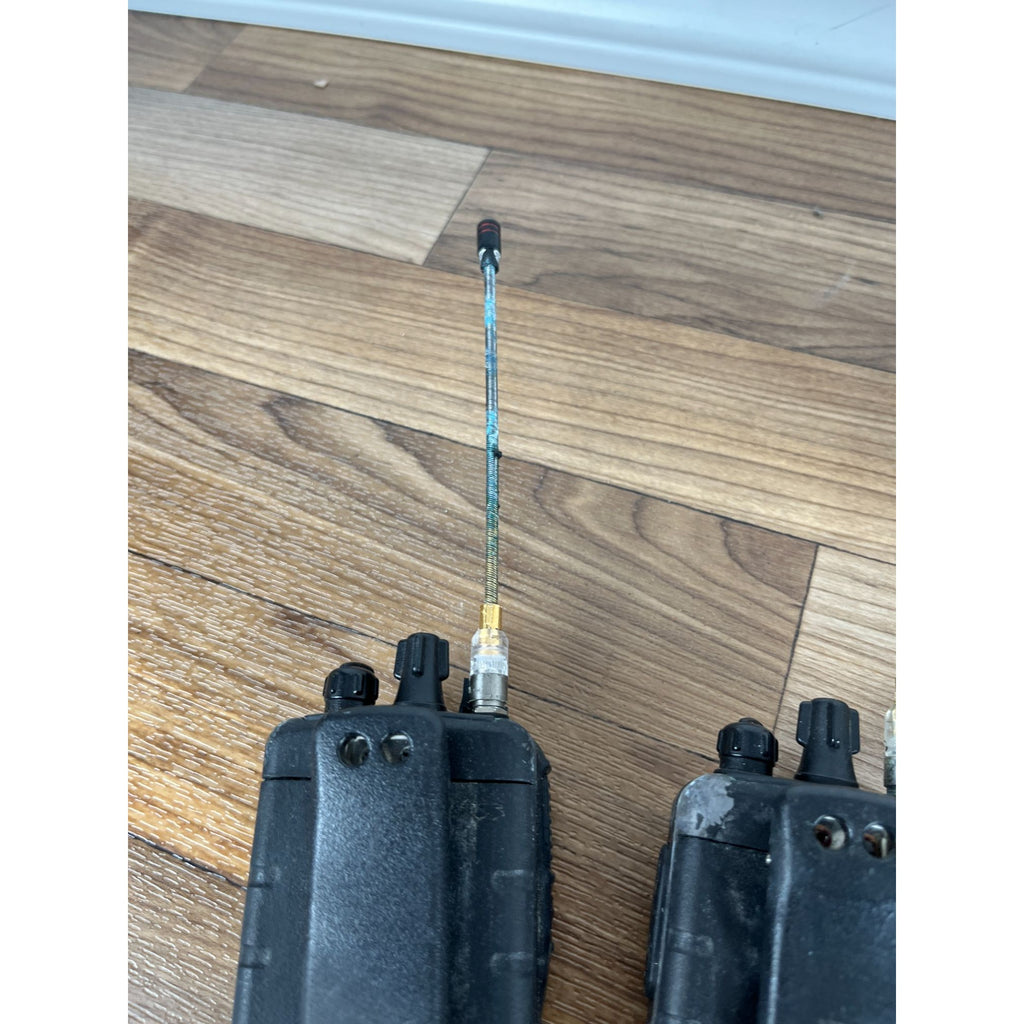 LOT OF 2 VERTEX Walkie Talkies With One Base PARTS UNTESTED