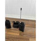 LOT OF 2 VERTEX Walkie Talkies With One Base PARTS UNTESTED