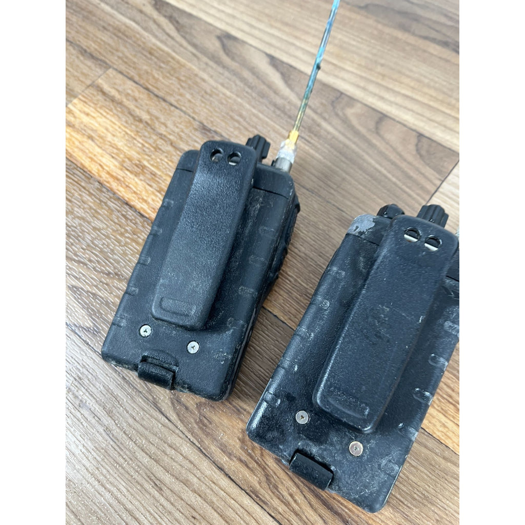LOT OF 2 VERTEX Walkie Talkies With One Base PARTS UNTESTED