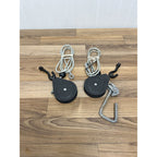 2 Bowflex Power Pro Rod Cables with Hooks and Pulleys