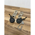 2 Bowflex Power Pro Rod Cables with Hooks and Pulleys