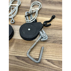 2 Bowflex Power Pro Rod Cables with Hooks and Pulleys