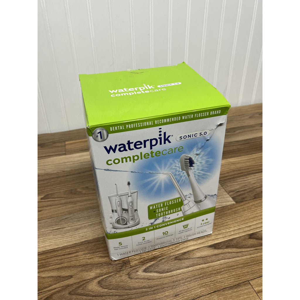 Waterpik Completecare Sonic 5.0 Water Flosser & Electric Toothbrush White Open Box