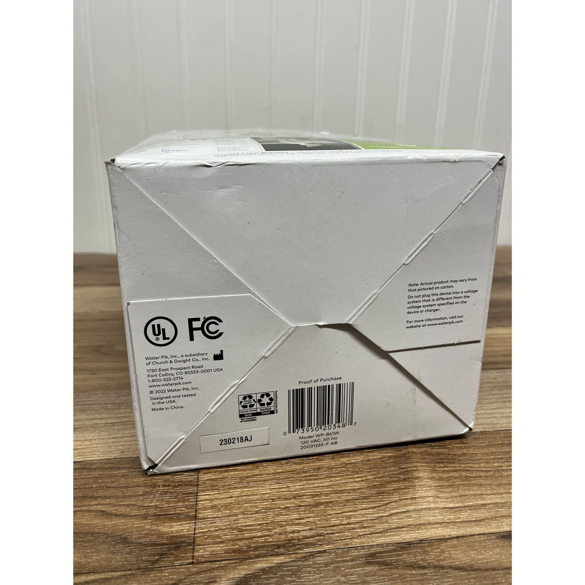 Waterpik Completecare Sonic 5.0 Water Flosser & Electric Toothbrush White Open Box