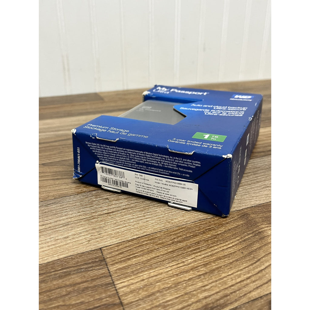 WD My Passport Ultra 1TB Portable External Hard Drive USB WDBZFP0010BBK NEW