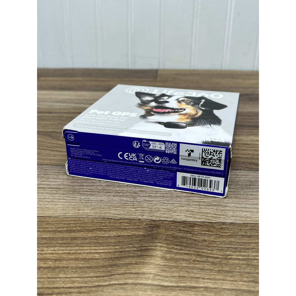 Life360 Pet GPS Tracker Live Tracking for Dog Cat Collar w/ Adventure Sleeve NEW
