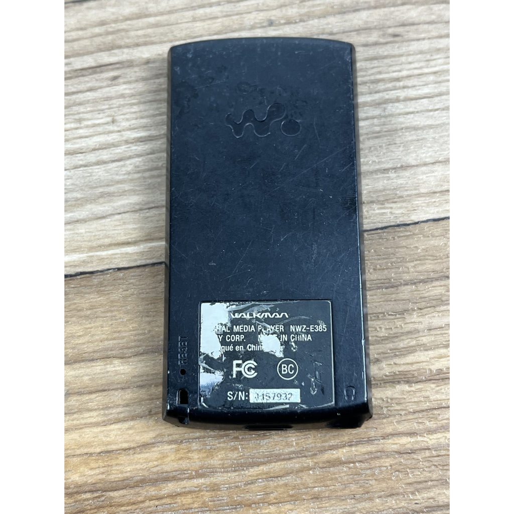 Sony Walkman NWZE385 Digital Media Player Black MP3 LCD FM radio