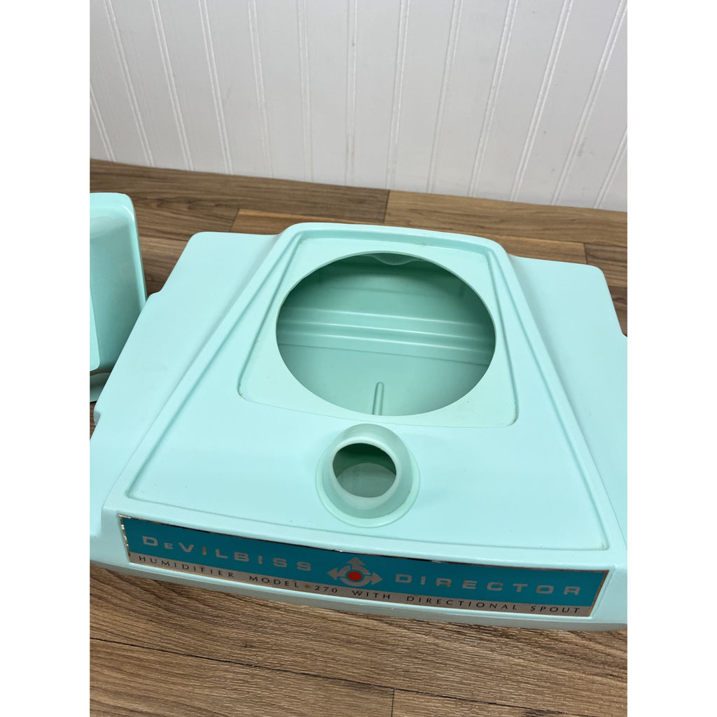 DeVilbiss Director Humidifier Cool Mist Model 270 Turquoise Mint Green Vintage