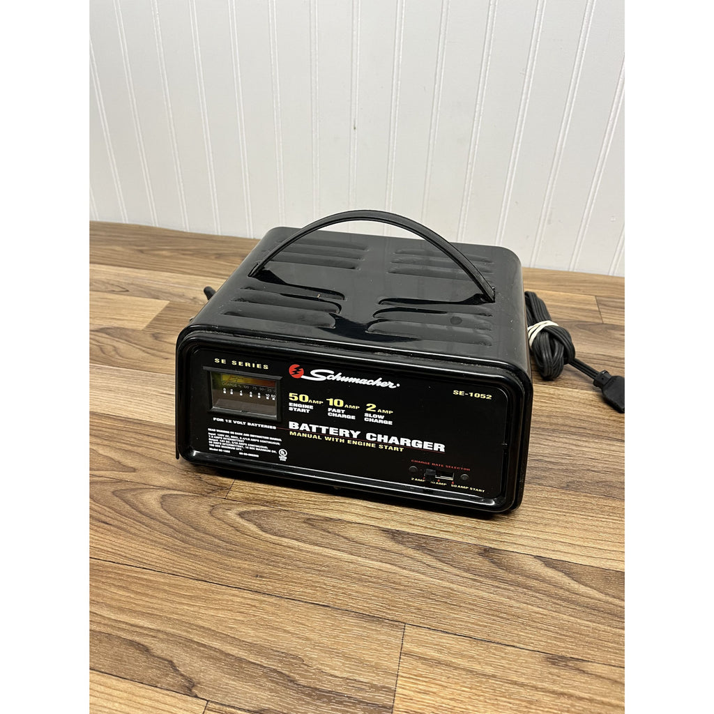 Schumacher Battery Charger & STARTER Model SE-10-52 2/10/50 AMP 12 V Made in USA