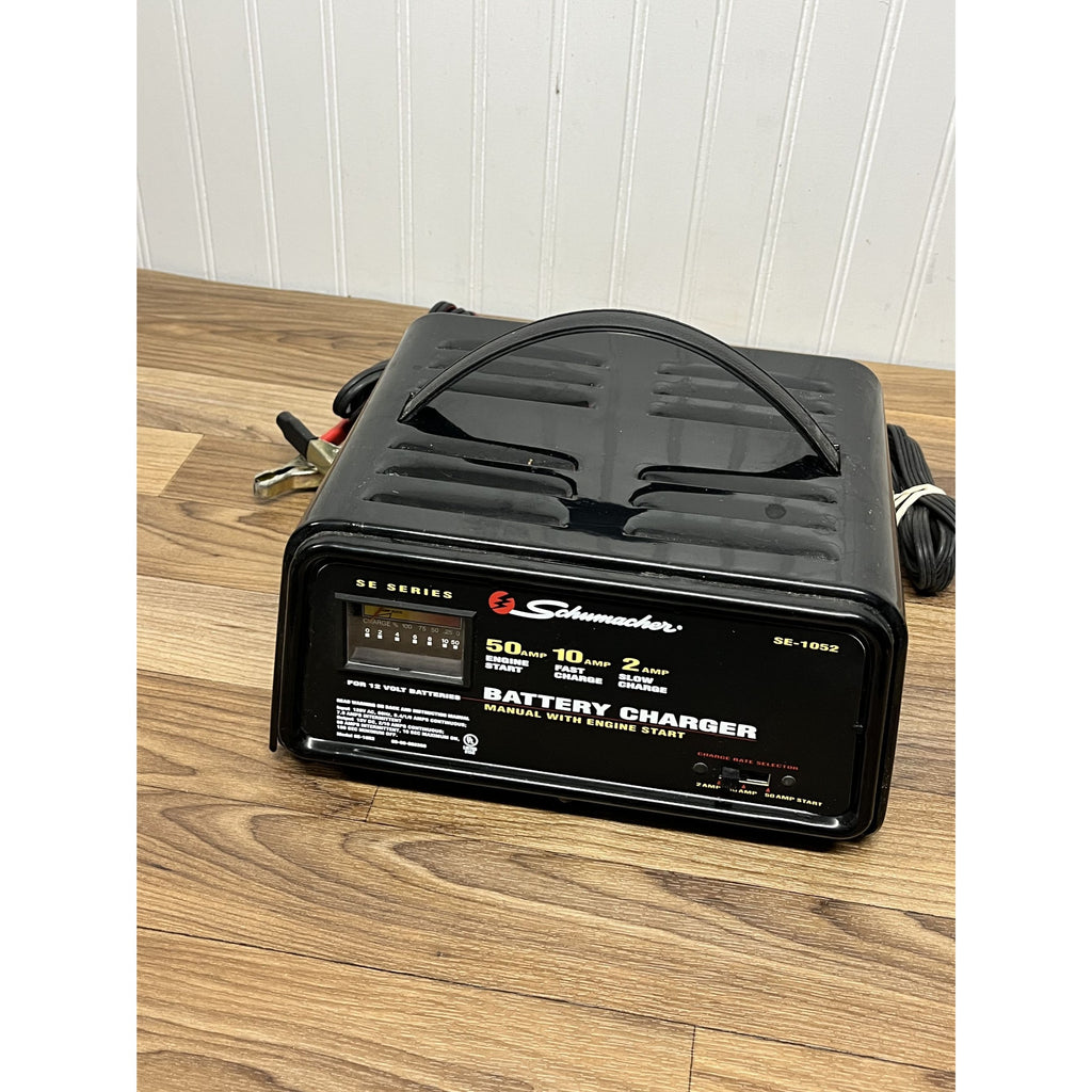 Schumacher Battery Charger & STARTER Model SE-10-52 2/10/50 AMP 12 V Made in USA
