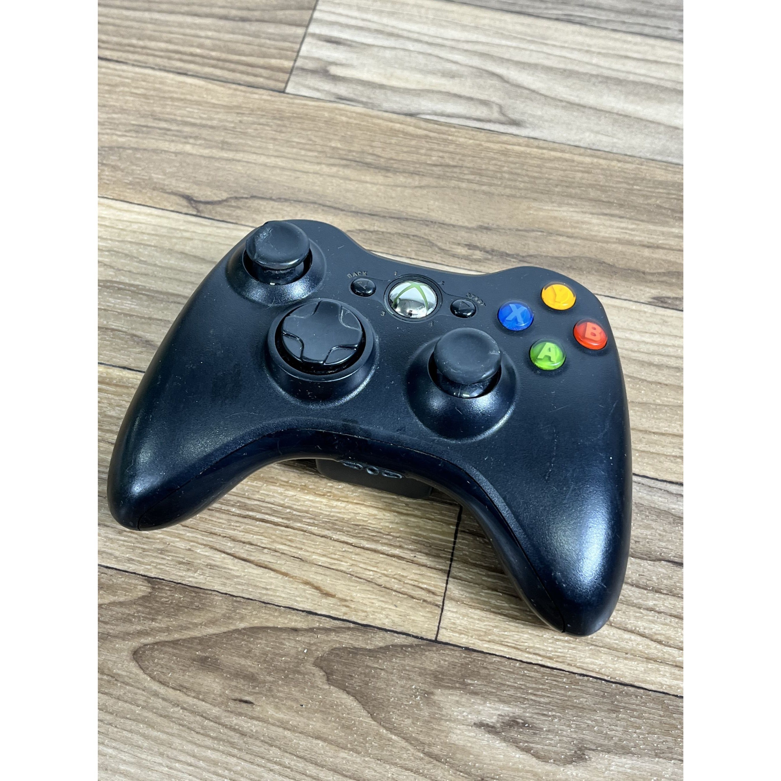 Microsoft Xbox 360 Wireless Controller, Black, Model 1403
