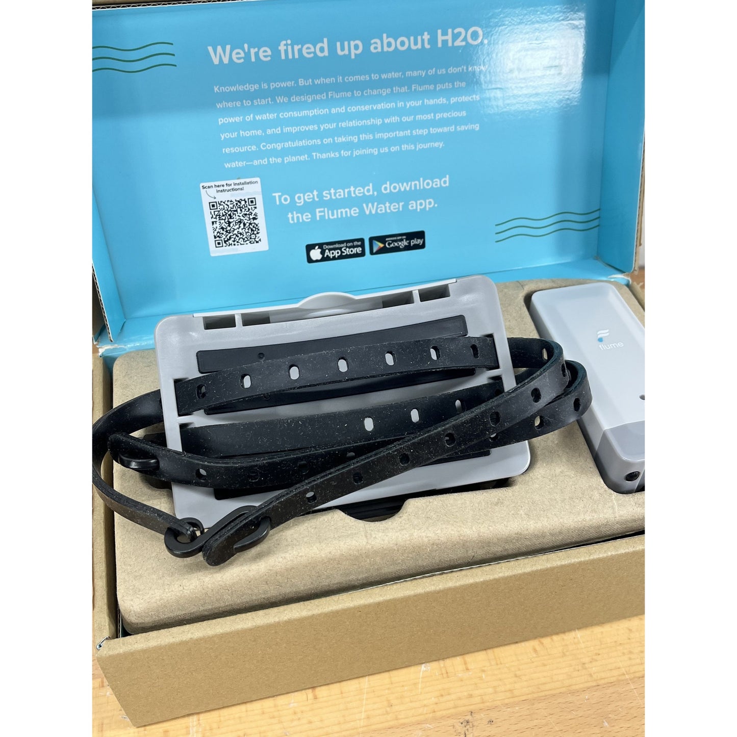 NEW Open Box Flume Smart Home Water Monitor & Water Leak Detector Detect