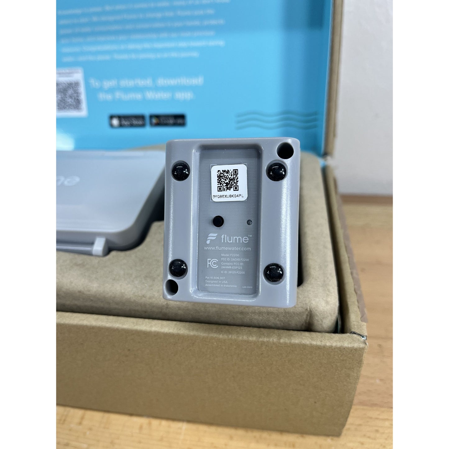 NEW Open Box Flume Smart Home Water Monitor & Water Leak Detector Detect