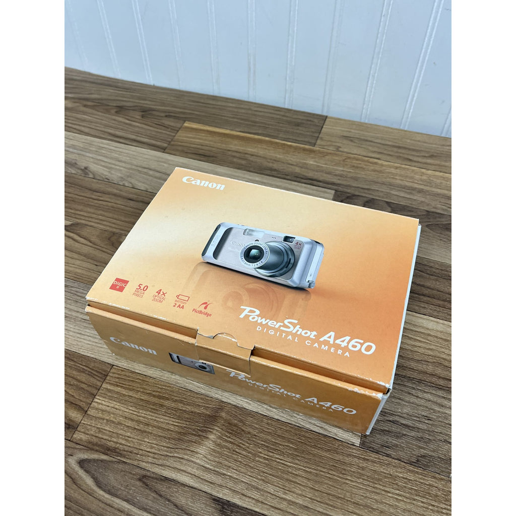 Canon PowerShot A460 5.0 MP Compact Digital Camera With Original Box