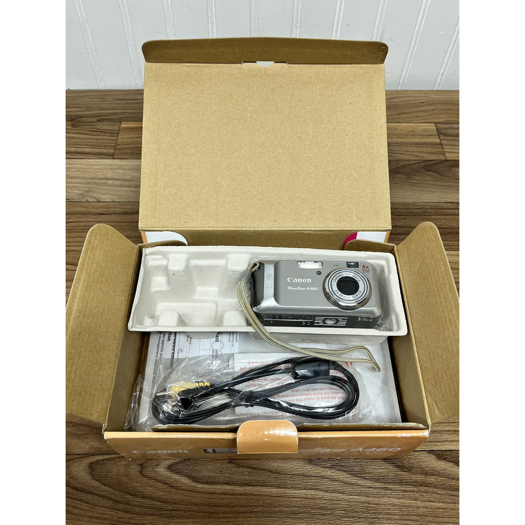 Canon PowerShot A460 5.0 MP Compact Digital Camera With Original Box