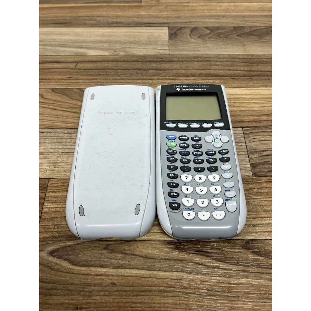 Texas Instruments TI-84 Plus Silver Edition Silver Graphing Calculator W/ Cover