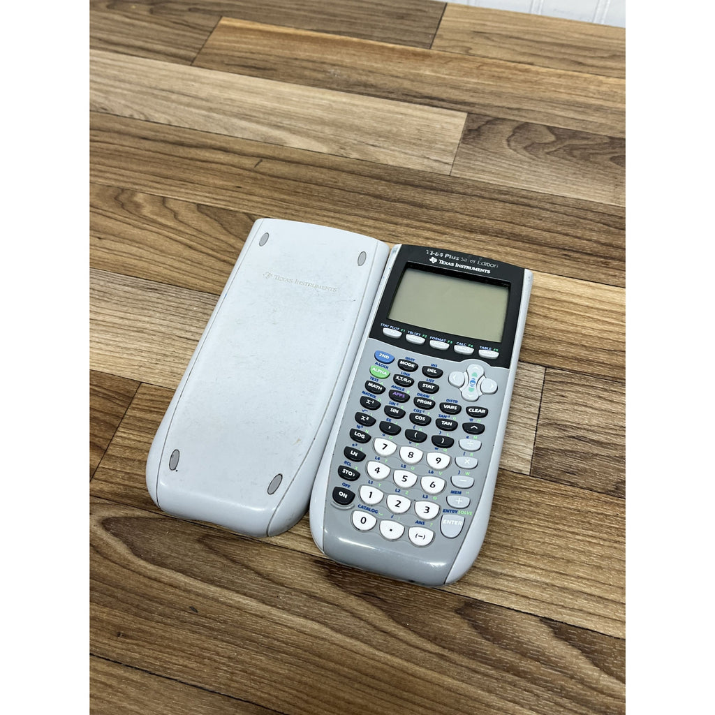 Texas Instruments TI-84 Plus Silver Edition Silver Graphing Calculator W/ Cover