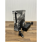 Microsoft Xbox 360 S 1439 Skulls Wrap Home Console With Power Adapter