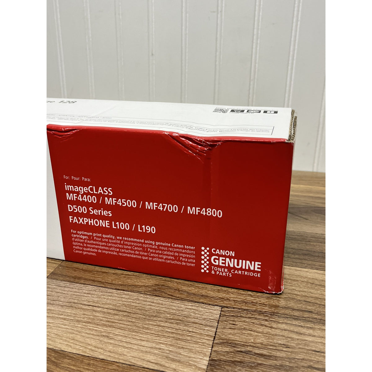 Canon Genuine 128 Black Toner Cartridge Compatible with MF4400, MF4500, MF47700