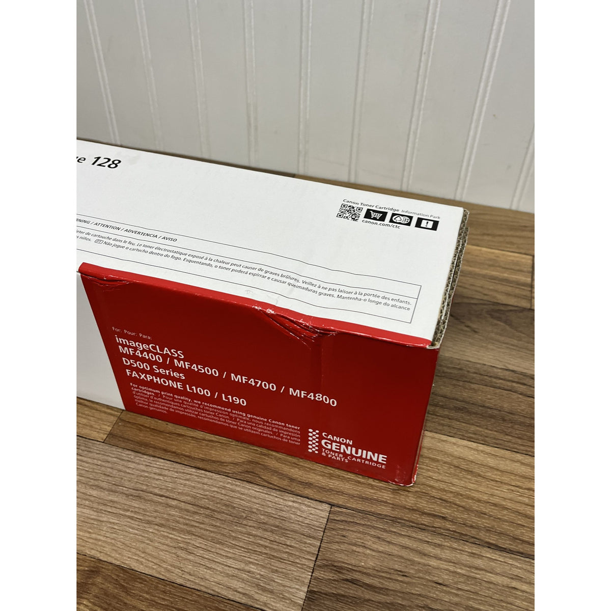 Canon Genuine 128 Black Toner Cartridge Compatible with MF4400, MF4500, MF47700