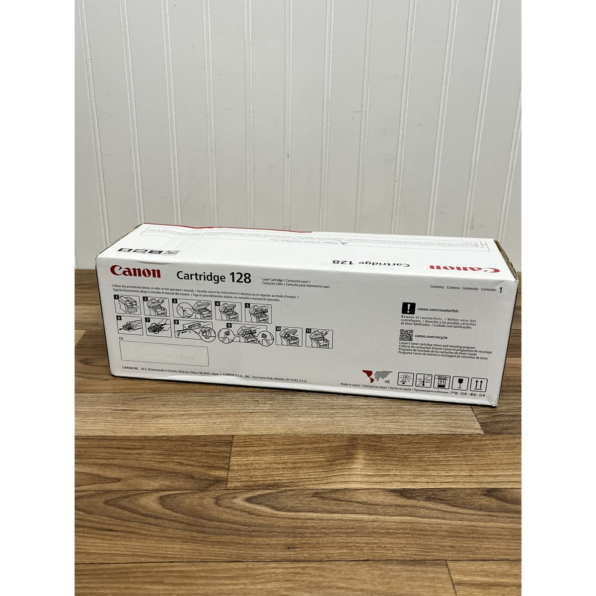 Canon Genuine 128 Black Toner Cartridge Compatible with MF4400, MF4500, MF47700