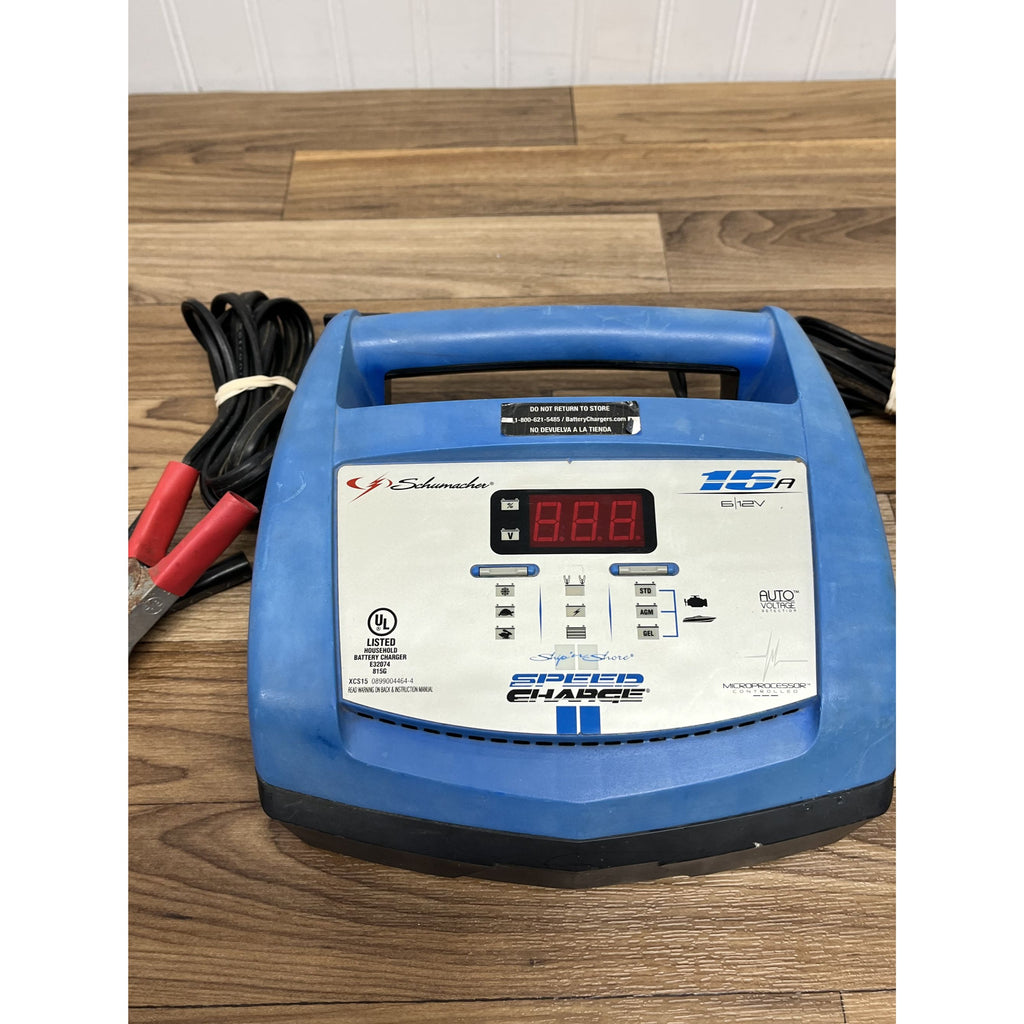 Schumacher XCS15 Ship ‘N Shore 15 AMP Speed Automatic Battery Charger 6V/ 12V